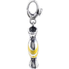 Sterling Silver Wrapped Enamel Candy Charm Sterling Silver Wrapped Enamel Candy Charm