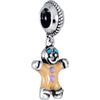 Sterling Silver 15.2x11mm Kera Gingerbread Charm Sterling Silver 15.2x11mm Kera Gingerbread Charm
