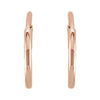 14k Rose Gold 10mm Endless Hoop Earrings 14k Rose Gold 10mm Endless Hoop Earrings