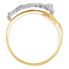 14k White/Yellow Gold Men's Crucifix Ring, Size 11 14k White/Yellow Gold Men's Crucifix Ring, Size 11