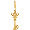 Vintage-Inspired Key Design Charm or Bracelet in 14K Yellow Gold