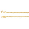 14K Yellow Gold Filled 1.5mm Solid Cable 30" Chain