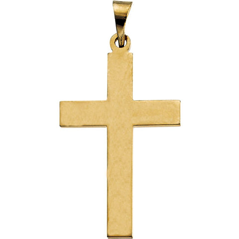 14k Yellow Gold 22x14mm Cross Pendant 14k Yellow Gold 22x14mm Cross Pendant
