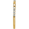 14k Yellow Gold 1/4 CTTW Anniversary Band Mounting, Size 7 14k Yellow Gold 1/4 CTTW Anniversary Band Mounting, Size 7