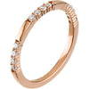 1/4 CTW Diamond Anniversary Band in 14K Rose Gold (Size 6) 1/4 CTW Diamond Anniversary Band in 14K Rose Gold (Size 6)