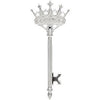 1/10 CTTW Diamond Crown Key Pendant in Sterling Silver 1/10 CTTW Diamond Crown Key Pendant in Sterling Silver