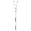 Sterling Silver Black Spinel & 3/8 CTW Diamond 18" Necklace Sterling Silver Black Spinel & 3/8 CTW Diamond 18" Necklace