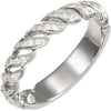 1/5 CTTW Diamond Anniversary Band in 14k White Gold (Size 6 )