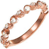 1/4 CTTW Diamond Anniversary Band in 14k Rose Gold (Size 6 ) 1/4 CTTW Diamond Anniversary Band in 14k Rose Gold (Size 6 )