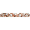14k Rose Gold 1/4 CTW Diamond Anniversary Band, Size 7 14k Rose Gold 1/4 CTW Diamond Anniversary Band, Size 7