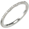 Wedding Band For Matching Engagement Ring in 14K White Gold (Size 6) Wedding Band For Matching Engagement Ring in 14K White Gold (Size 6)