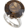 Sterling Silver Smoky Quartz Ring, Size 7 Sterling Silver Smoky Quartz Ring, Size 7