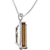 Sterling Silver Genuine Smoky Quartz Pendant Sterling Silver Genuine Smoky Quartz Pendant