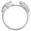 14k White Gold 1/4 CTW Diamond Ring Guard 14k White Gold 1/4 CTW Diamond Ring Guard