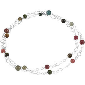 Sterling Silver Tourmaline Necklace Sterling Silver Tourmaline Necklace