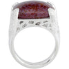 Sterling Silver Red Ocean Jasper Ring, Size 7 Sterling Silver Red Ocean Jasper Ring, Size 7