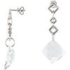 Sterling Silver White Quartz Earrings Sterling Silver White Quartz Earrings