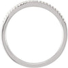 14k White Gold 1/10 CTW Diamond Band, Size 7 14k White Gold 1/10 CTW Diamond Band, Size 7