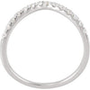 14k White Gold 1/3 CTW Diamond Band, Size 7 14k White Gold 1/3 CTW Diamond Band, Size 7