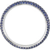 14k White Gold Pavé Eternity Band, Size 6 14k White Gold Pavé Eternity Band, Size 6