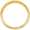 14k Yellow Gold Sapphire Anniversary Band Size 7 14k Yellow Gold Sapphire Anniversary Band Size 7