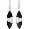 Sterling Silver Onyx & Clear Quartz Earrings Sterling Silver Onyx & Clear Quartz Earrings