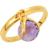 18K Yellow Vermeil Amethyst Ring Size 7 18K Yellow Vermeil Amethyst Ring Size 7