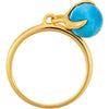 18k Yellow Gold Vermeil Turquoise Ring Size 8 18k Yellow Gold Vermeil Turquoise Ring Size 8