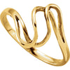 Metal Fashion Ring in 10k Yellow Gold ( Size 6 ) Metal Fashion Ring in 10k Yellow Gold ( Size 6 )