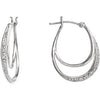 Diamond Earrings in 14K White Gold Diamond Earrings in 14K White Gold