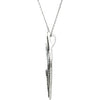 Sterling Silver 1/5 CTW Diamond & Black Spinel 18" Necklace Sterling Silver 1/5 CTW Diamond & Black Spinel 18" Necklace