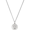 Sterling Silver 18mm Miraculous Medal with 18" Curb Chain Sterling Silver 18mm Miraculous Medal with 18" Curb Chain