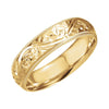 Hand-Engraved Wedding Band Ring in 14k Yellow Gold ( Size 11 ) Hand-Engraved Wedding Band Ring in 14k Yellow Gold ( Size 11 )