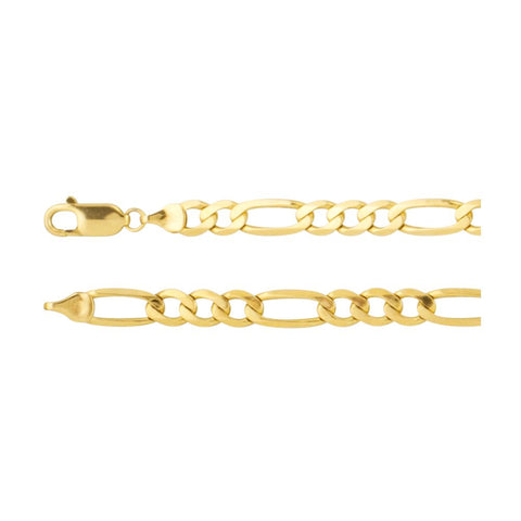 14k Yellow Gold 5.5mm Figaro 7" Chain 14k Yellow Gold 5.5mm Figaro 7" Chain