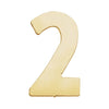 14k Yellow Gold Number "2" 14k Yellow Gold Number "2"