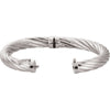Sterling Silver Hinged Bangle 7" Bracelet Sterling Silver Hinged Bangle 7" Bracelet