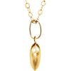 14k Yellow Gold Puffed Heart Youth Pendant 14k Yellow Gold Puffed Heart Youth Pendant