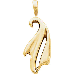 14k Yellow Gold Freeform Pendant 14k Yellow Gold Freeform Pendant