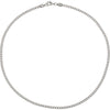 Stainless Steel 3.2mm Diamond-Cut Curb 18" Chain Stainless Steel 3.2mm Diamond-Cut Curb 18" Chain