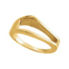 14k Yellow Gold Freeform Ring, Size 6 14k Yellow Gold Freeform Ring, Size 6