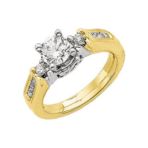14k White/Yellow Gold Ring Enhancer, Size 6 14k White/Yellow Gold Ring Enhancer, Size 6