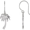 Petite Palm Tree Earrings in Sterling Silver Petite Palm Tree Earrings in Sterling Silver