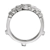 14k White Gold Ring Guard, Size 6 14k White Gold Ring Guard, Size 6