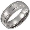 08.00 mm Titanium Comfort Fit Band (Size 7.5) 08.00 mm Titanium Comfort Fit Band (Size 7.5)