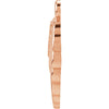 14k Rose Gold Angel Wing Charm 14k Rose Gold Angel Wing Charm