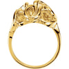 14k Yellow Gold Freeform Ring, Size 6 14k Yellow Gold Freeform Ring, Size 6