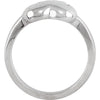 Sterling Silver Love Heart Fashion Ring, Size 6 Sterling Silver Love Heart Fashion Ring, Size 6