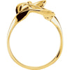 14k Yellow Gold Freeform Ring, Size 6 14k Yellow Gold Freeform Ring, Size 6