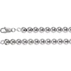 8 mm Hollow Bead Chain in Sterling Silver ( 18 Inch )