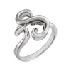 Metal Fashion Ring in 14K White Gold ( Size 6 ) Metal Fashion Ring in 14K White Gold ( Size 6 )